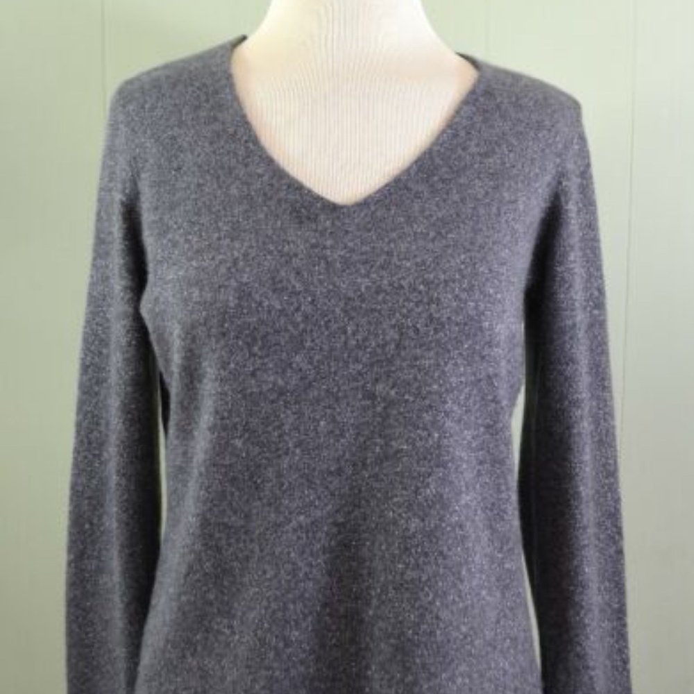 Ann Taylor Sparkle Cashmere Sweater